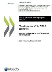 Cover page of the EDU Working Paper n°144